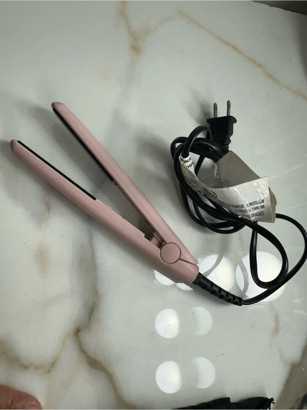 Compact Pink Hair Mini  Straightener - Travel-Friendly Mini Flat Iron